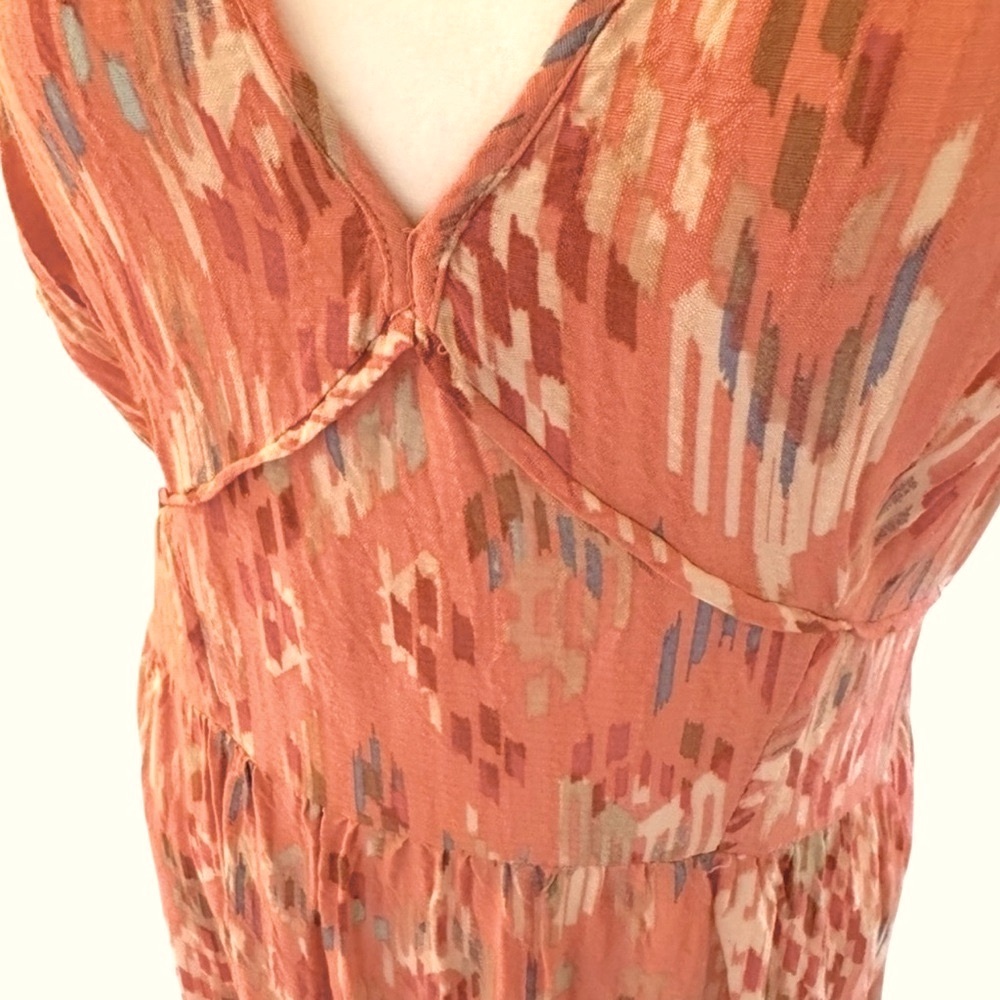 Knox Rose Orange Patterned Mini Dress - Picture 4 of 14